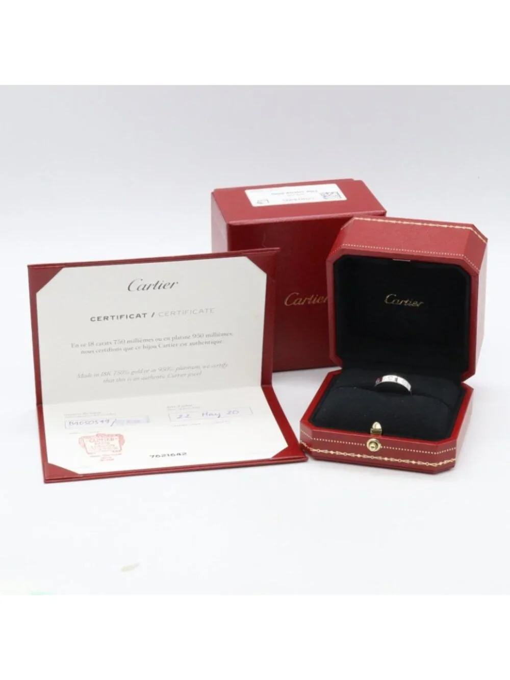 Cartier Ring Mini Love 18K White Gold Diamond